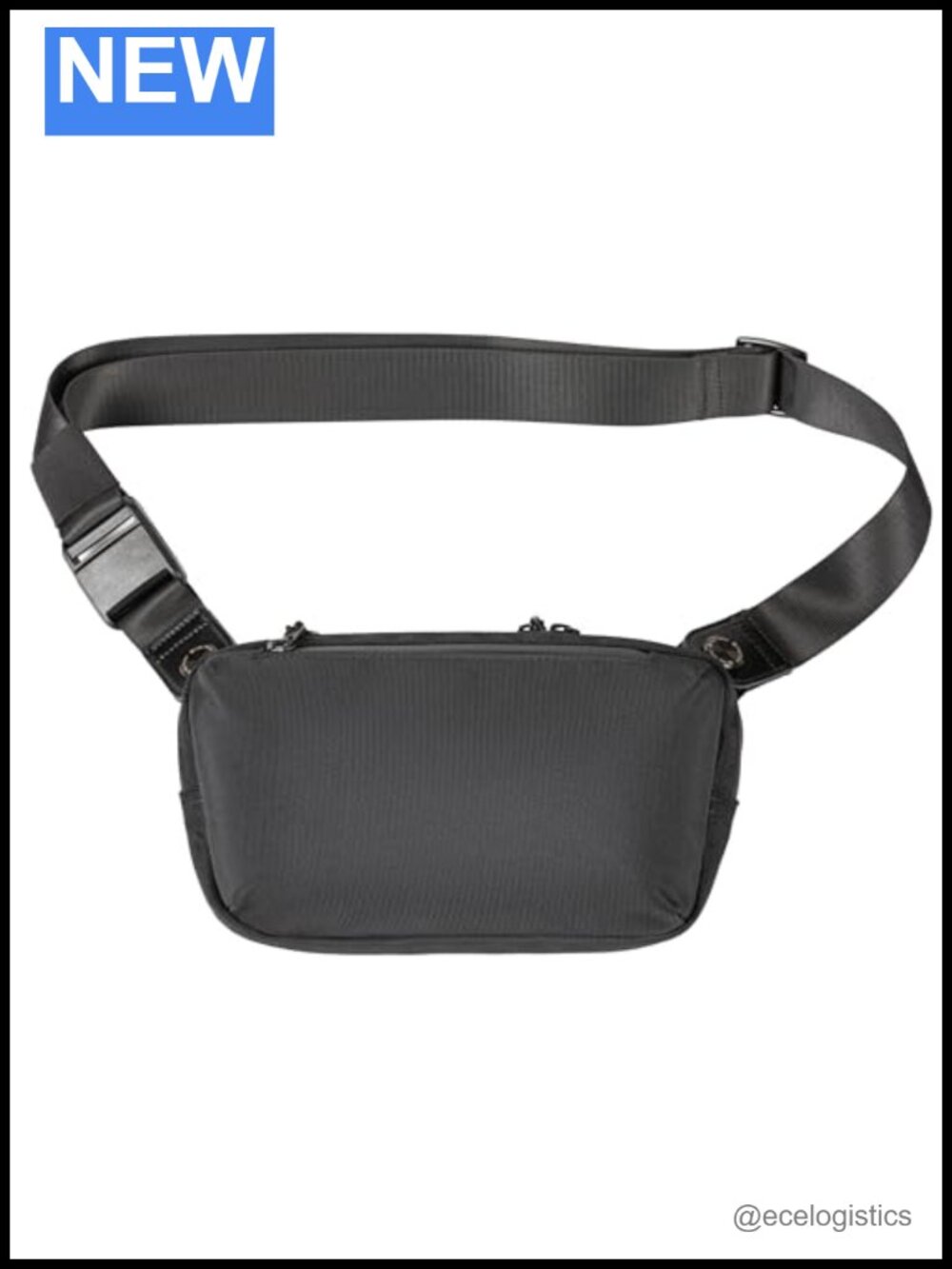 Minimalist EDC Sling Bag with Titanium Hardware, Nylon